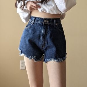 Reworked vintage Levi's high-waisted shorts